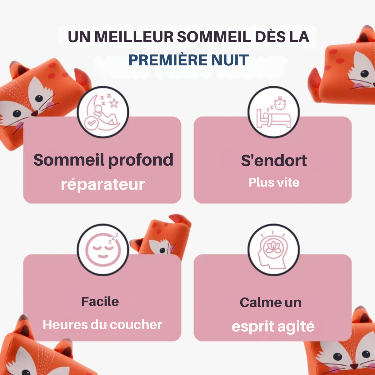 Oreiller apaisant pour enfants