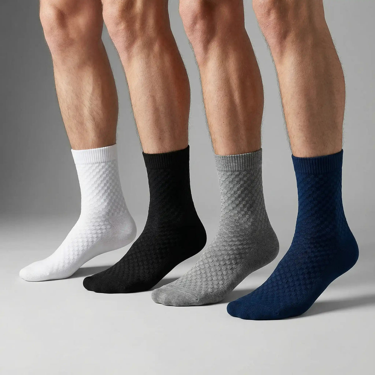 CHAUSSETTES MI-MOLLET EN FIBRE DE BAMBOU PREMIUM