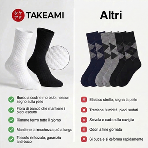 CHAUSSETTES MI-MOLLET EN FIBRE DE BAMBOU PREMIUM